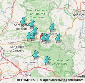 Mappa Via Luciano Vaccariello, 83017 Rotondi AV, Italia (5.53727)