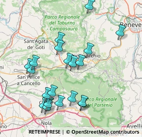 Mappa Via Luciano Vaccariello, 83017 Rotondi AV, Italia (8.4995)