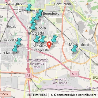 Mappa Via A. Rampi, 81020 San Marco Evangelista CE, Italia (2.36273)