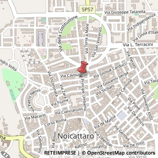 Mappa Via Principe Umberto, 62, 70016 Noicàttaro, Bari (Puglia)
