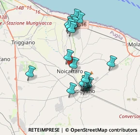 Mappa Via Cavour, 70016 Noicattaro BA, Italia (3.626)