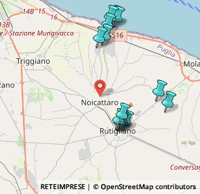 Mappa Via Cavour, 70016 Noicattaro BA, Italia (4.30786)