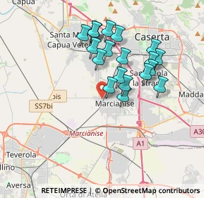 Mappa Via Enrico Toti, 81025 Marcianise CE, Italia (3.492)