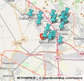 Mappa Via Enrico Toti, 81025 Marcianise CE, Italia (3.906)