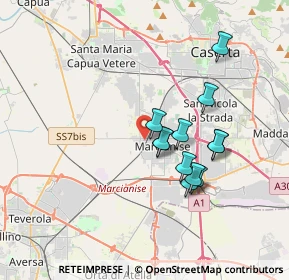Mappa Via Fabio Filzi, 81025 Marcianise CE, Italia (3.20167)
