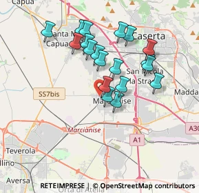 Mappa Via Fabio Filzi, 81025 Marcianise CE, Italia (3.42421)