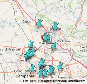 Mappa Via Enrico Toti, 81025 Marcianise CE, Italia (9.1855)