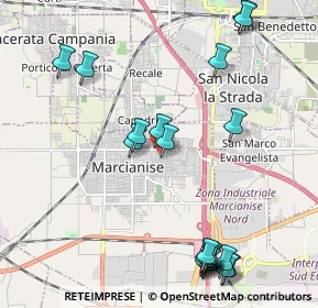 Mappa Via Pietro Toselli, 81025 Marcianise CE, Italia (2.74)
