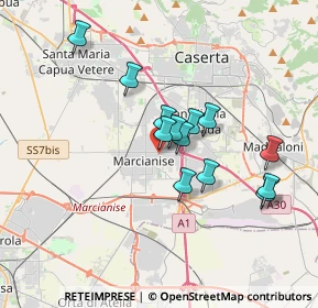 Mappa Via Pietro Toselli, 81025 Marcianise CE, Italia (3.10077)