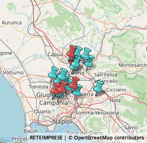 Mappa Via Pietro Toselli, 81025 Marcianise CE, Italia (9.66)