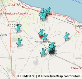 Mappa Via Guglielmo Marconi, 70016 Noicattaro BA, Italia (3.665)