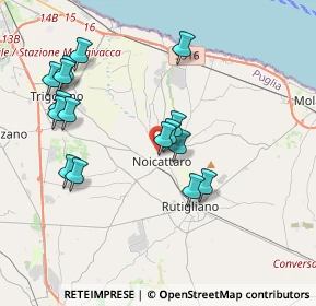 Mappa Via Guglielmo Marconi, 70016 Noicattaro BA, Italia (4.08375)