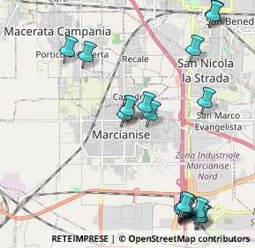 Mappa Piazza Principe di Napoli, 81025 Marcianise CE, Italia (2.891)