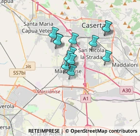 Mappa Piazza Principe di Napoli, 81025 Marcianise CE, Italia (2.61538)