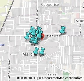 Mappa Piazza Principe di Napoli, 81025 Marcianise CE, Italia (0.258)