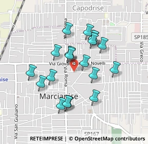 Mappa Piazza Principe di Napoli, 81025 Marcianise CE, Italia (0.4185)