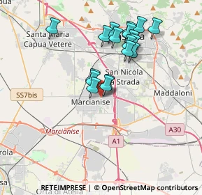 Mappa Via Nino Bixio, 81025 Marcianise CE, Italia (3.54333)