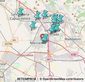 Mappa Via Nino Bixio, 81025 Marcianise CE, Italia (3.23833)