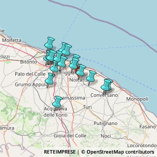 Mappa Strada per Capurso km 0, 70016 Noicàttaro BA, Italia (11.94294)