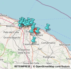 Mappa Strada per Capurso km 0, 70016 Noicattaro BA, Italia (11.06467)
