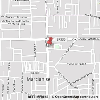 Mappa Via Roma, 50, 81025 Marcianise, Caserta (Campania)