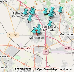 Mappa Via Roma, 81025 Marcianise CE, Italia (3.8)