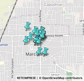 Mappa Via Roma, 81025 Marcianise CE, Italia (0.1965)