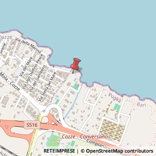 Mappa Lungomare Zara, 35, 70044 Polignano a Mare, Bari (Puglia)