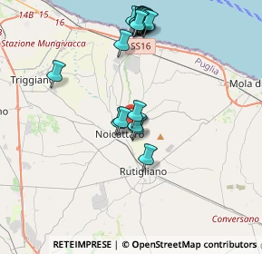 Mappa Via Riccardo Lombardi, 70016 Noicattaro BA, Italia (4.314)