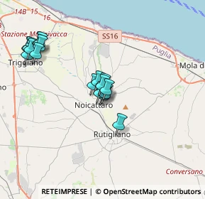 Mappa Via Riccardo Lombardi, 70016 Noicattaro BA, Italia (3.58765)