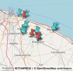 Mappa Via Riccardo Lombardi, 70016 Noicattaro BA, Italia (5.72)