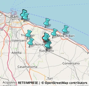 Mappa Via Riccardo Lombardi, 70016 Noicattaro BA, Italia (6.00643)