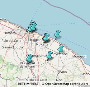 Mappa Via Riccardo Lombardi, 70016 Noicattaro BA, Italia (11.59)