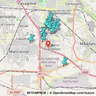 Mappa Via Labriola, 81020 San Marco Evangelista CE, Italia (1.76667)