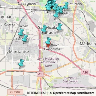 Mappa Via Labriola, 81020 San Marco Evangelista CE, Italia (3.06)