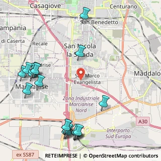 Mappa Via Labriola, 81020 San Marco Evangelista CE, Italia (3.05)