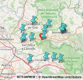 Mappa Via Costa Caudio, 82011 Arpaia BN, Italia (7.45063)