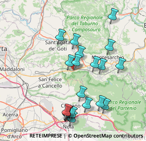 Mappa Via Costa Caudio, 82011 Arpaia BN, Italia (8.518)