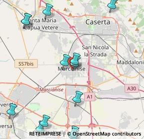 Mappa Via Pablo Neruda, 81025 Marcianise CE, Italia (6.205)