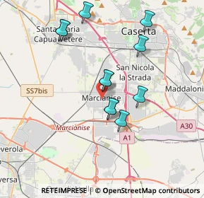 Mappa Via Pablo Neruda, 81025 Marcianise CE, Italia (3.58182)