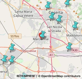 Mappa Via Vittorio Alfieri, 81025 Marcianise CE, Italia (6.32364)