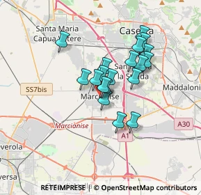 Mappa Via Pablo Neruda, 81025 Marcianise CE, Italia (2.69368)