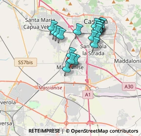Mappa Via Vittorio Alfieri, 81025 Marcianise CE, Italia (3.5395)