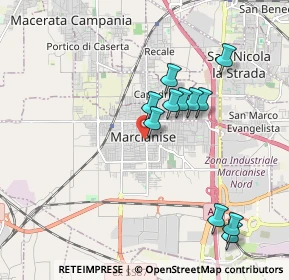 Mappa Via Vittorio Alfieri, 81025 Marcianise CE, Italia (1.91273)