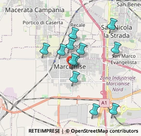 Mappa Via Vittorio Alfieri, 81025 Marcianise CE, Italia (1.65417)