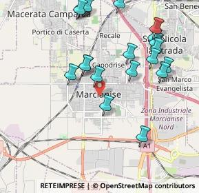 Mappa Via Pablo Neruda, 81025 Marcianise CE, Italia (2.3555)