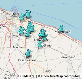 Mappa Via Cesare Battisti, 70016 Noicattaro BA, Italia (6.26056)