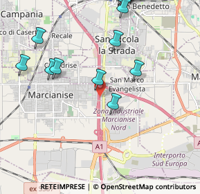 Mappa S.S. Sannitica 87 KM 21.100, 81025 Marcianise CE, Italia (2.79214)