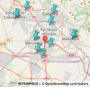 Mappa S.S. Sannitica 87 KM 21.100, 81025 Marcianise CE, Italia (4.12692)