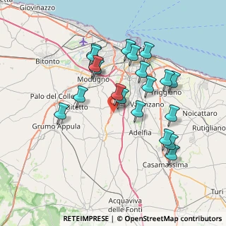 Mappa Vis Bellino18, 70020 Bitritto BA, Italia (7.5455)